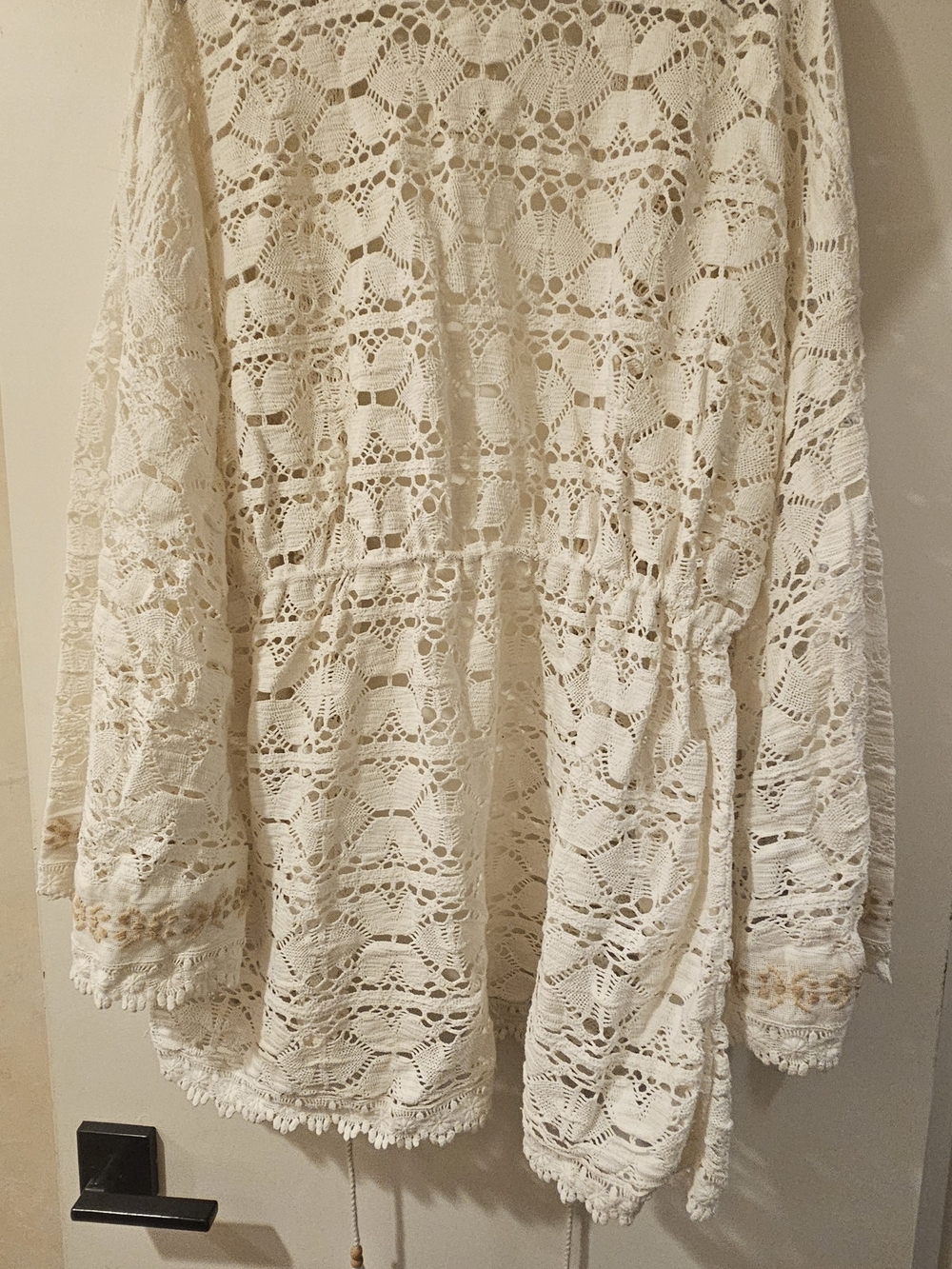 Free People Lace Crochet Kimono, Jacket, Swim Wrap, Cover-up - Picture 12 of 15